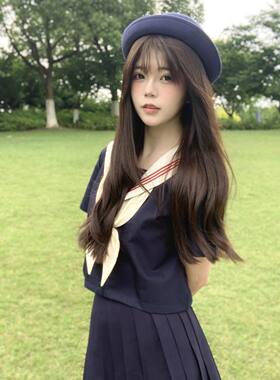 【桥本】日系JK水手正版服基础款制服学院风班校服套装百褶女短裙