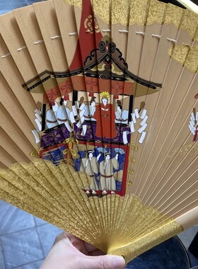 日本桧扇 十二单 巫女浦安舞中古等主题 原材料DIY制作 扇骨 扇柄