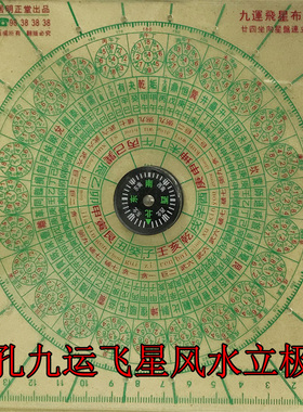 透明罗盘玄空飞星风水布局指南针