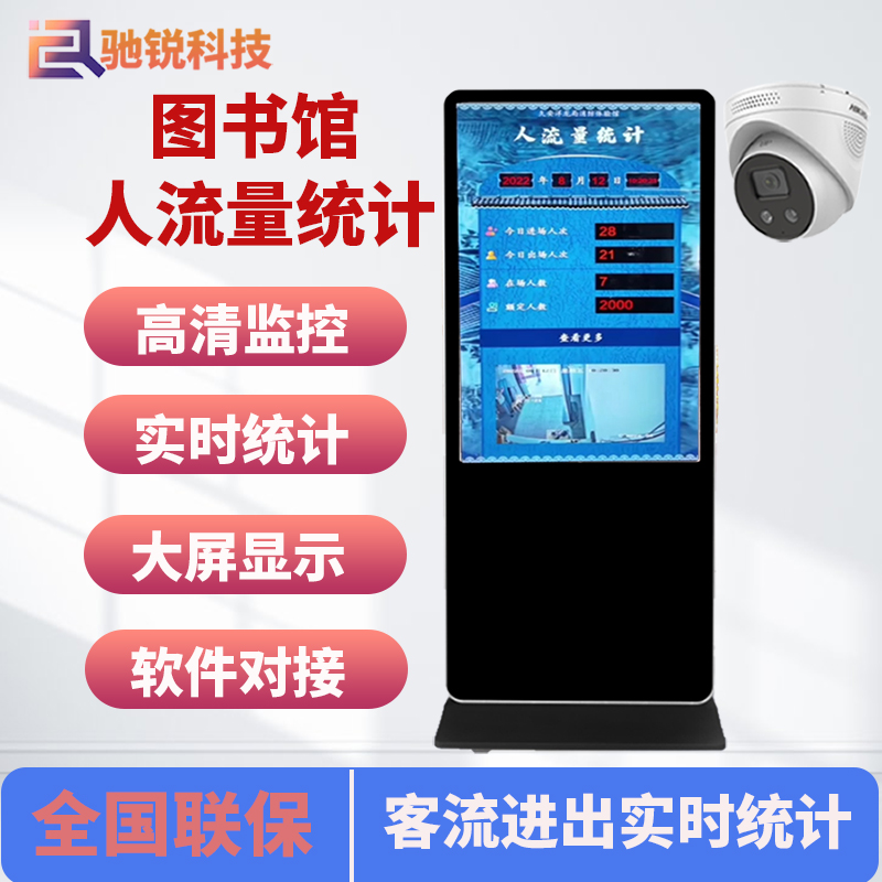 智慧图书馆城市书房人流客流统计