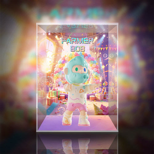 【移不动】Farmer BOB 150% 狂欢 亚力克高透潮玩展示盒
