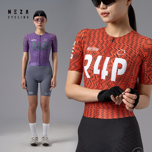 女款透气轻量速干骑行服短袖
