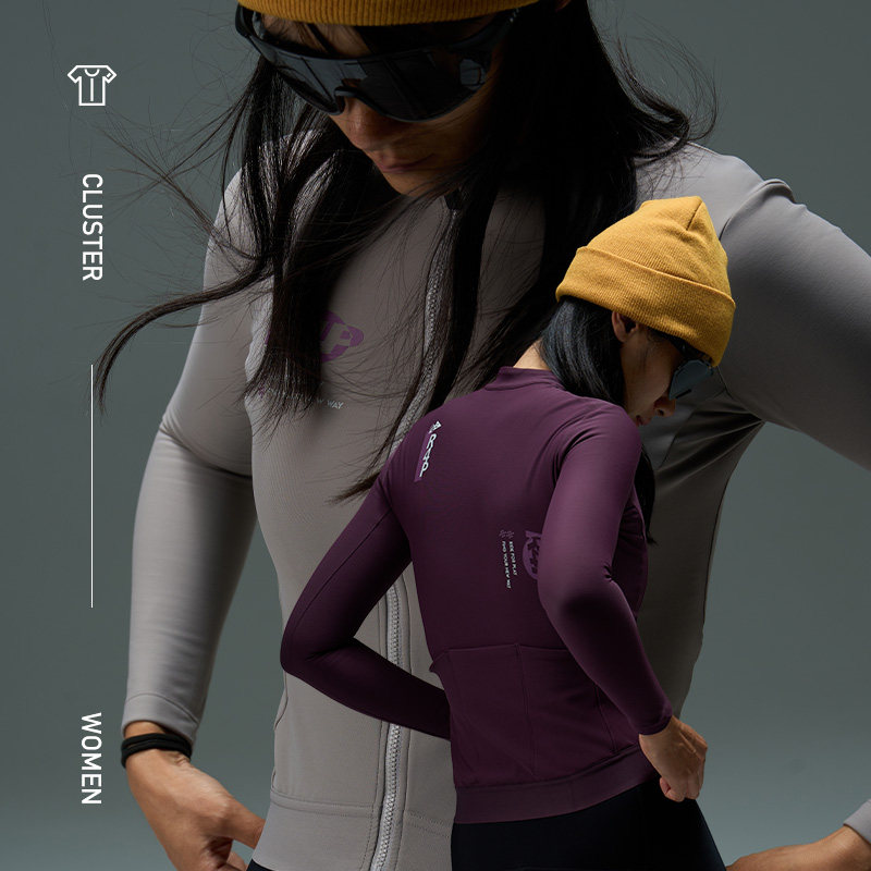 NEZA「罴.连霏」女款抓绒透气保暖骑行服秋季公路自行车