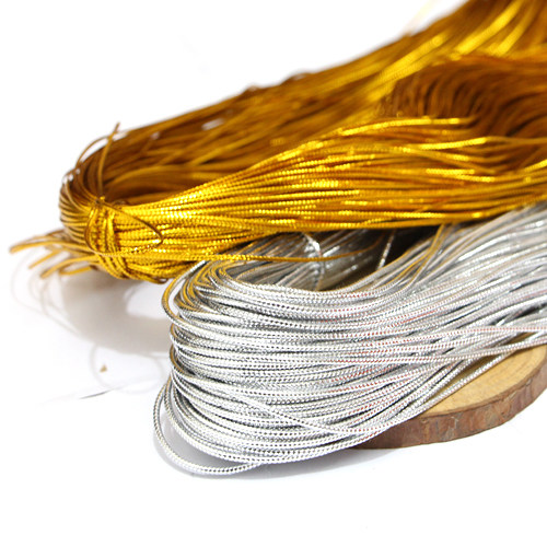 金线银线中国结编织绳金丝线diy手工镶边线珠宝标签吊牌线无弹力