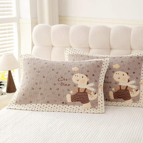 纯棉纱布枕巾柔软透气吸汗