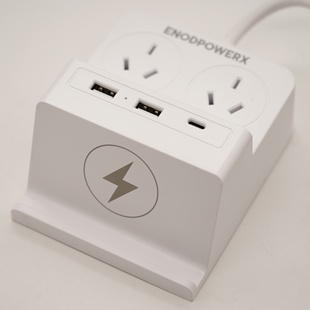 6合1插线板插排2米手机支架 带USB充电功能 出美亚 ENODPOWERX