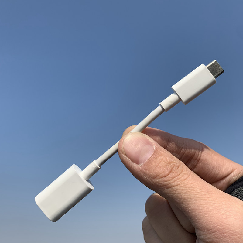 0数据线原装otg鼠标雷电3转USB