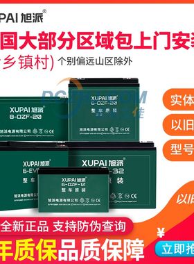 旭派两三电动车电瓶池以旧换新