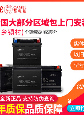 真品骆驼铅酸蓄电池6-QW-60-480-55D23LX 免费上门安装以旧换新