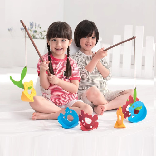 台湾WEPLAY 摇摆钓鱼乐 幼儿专注力手眼协调训练感统器材儿童玩具