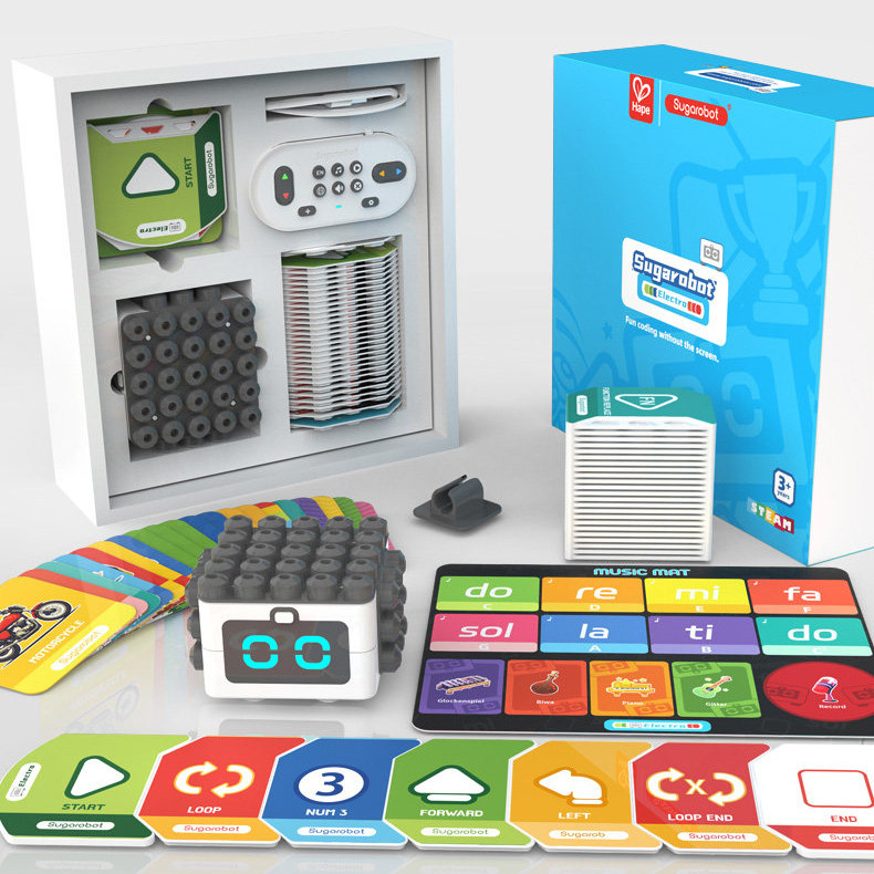 Hape 机器人小亿儿童早教智能编程玩具启蒙STEAM教育遥控礼物3-99