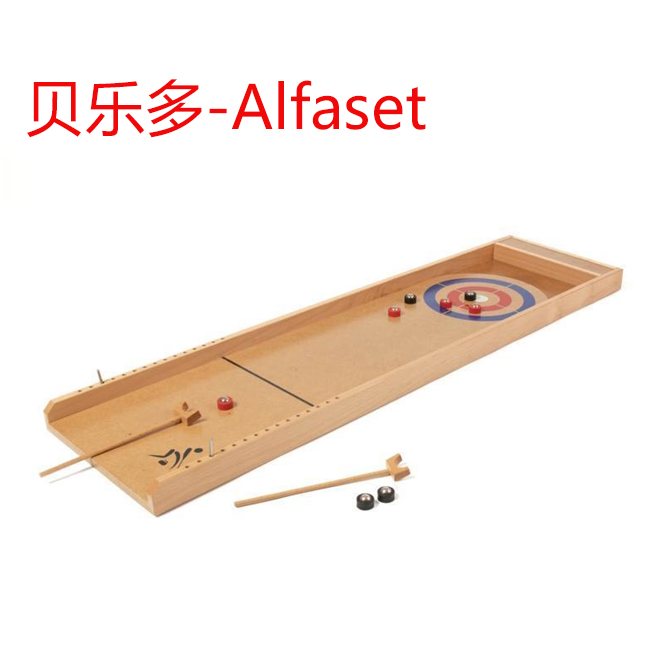 贝乐多Alfaset 推球竞技场弹珠滑板场专注力手眼协调感统训练玩具