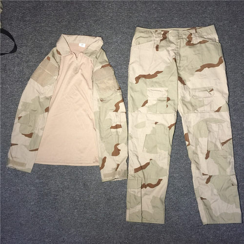 复刻DCU三沙迷彩蛙皮 GEN2套装 色泽好品相佳 三色沙漠迷彩蛙服