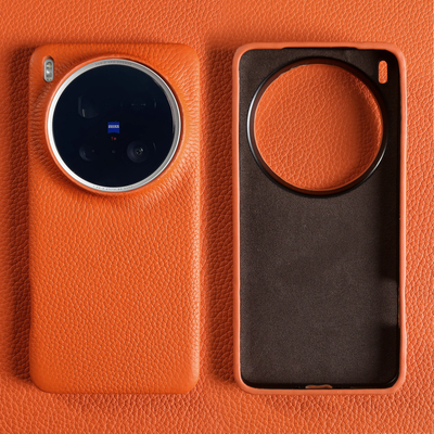 适用VIVOX200Ultra手机壳真皮