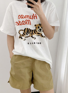 HUM@N  经典复古厚实 竹节棉 讨喜 “寅虎”系列 半袖衫TEE 虎年