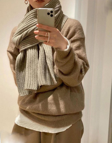 秋冬季节男女通用很长多种搭法