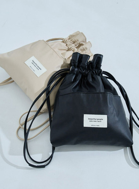 Beautiful people 哑光人造革 日杂品收纳 可拿/背/提/挎等小荷包