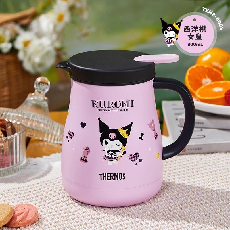膳魔师闷茶壶316L不锈钢保温壶带茶漏泡茶壶茶水分离茶具TEHB-800