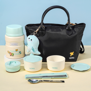 膳魔师保温饭盒焖烧罐燕窝焖烧杯儿童便当盒带餐具午餐组套装