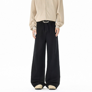 春季新款美式复古水洗解构工装裤男潮流宽松直筒阔腿裤 077H P50，男装工装外套，电商B203-1