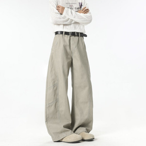 春季美式高街工装裤男潮流宽松直筒阔腿休闲裤百搭 0123H P58，男装工装外套，电商B203-1