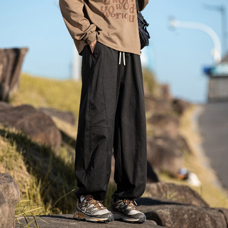 秋季美式高街休闲工装裤男潮流宽松大弯刀阔腿裤789特P41，男装工装外套，电商B203-1