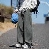 秋季美式高街休闲工装裤男潮流宽松直筒弯刀阔腿裤789特P41，男装工装外套，电商B203-1