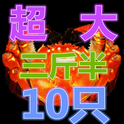 3.5斤净重大闸蟹固城湖顺丰