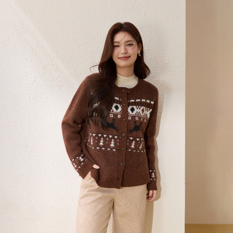 【文艺风百搭毛衣】纤莉秀大码女装洋气温柔上衣胖mm2025冬装新款,女装/女士精品,大码内搭,淘宝优惠券,粉丝福利购,淘宝优惠卷