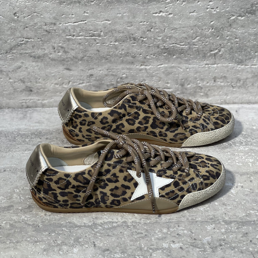 欧货女鞋2025秋冬新款真皮豹纹牛反绒系带平底毛巾里德训鞋板鞋女,女鞋,德训鞋,淘宝优惠券,粉丝福利购,淘宝优惠卷