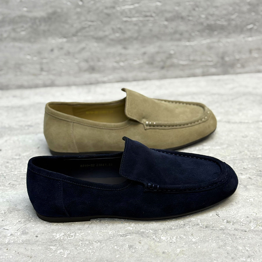 欧洲站欧货真皮女鞋2026春季新款平底圆头浅口一脚蹬乐福鞋豆豆鞋,女鞋,乐福鞋（豆豆鞋）,淘宝优惠券,粉丝福利购,淘宝优惠卷