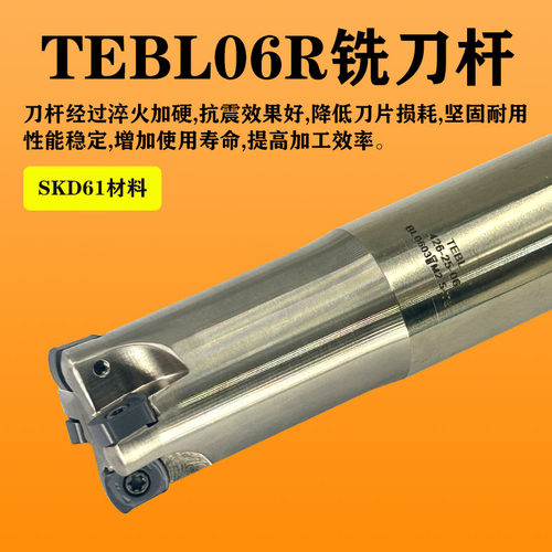 特固克TEBL06快进给铣刀杆BLMP0603刀片刀杆刀盘双面快进给铣刀杆 - 封面