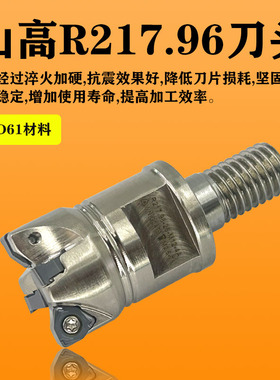 山高款R217.96快进给锁牙头 WNMU040408刀片刀杆小三角双面锁牙头
