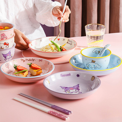正版三丽鸥陶瓷筷子高档抗菌防霉