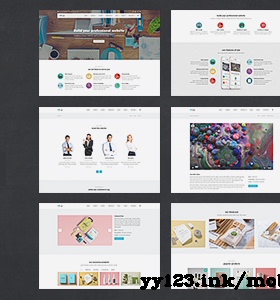 精美Bootstrap企业网站响应式多用途模板