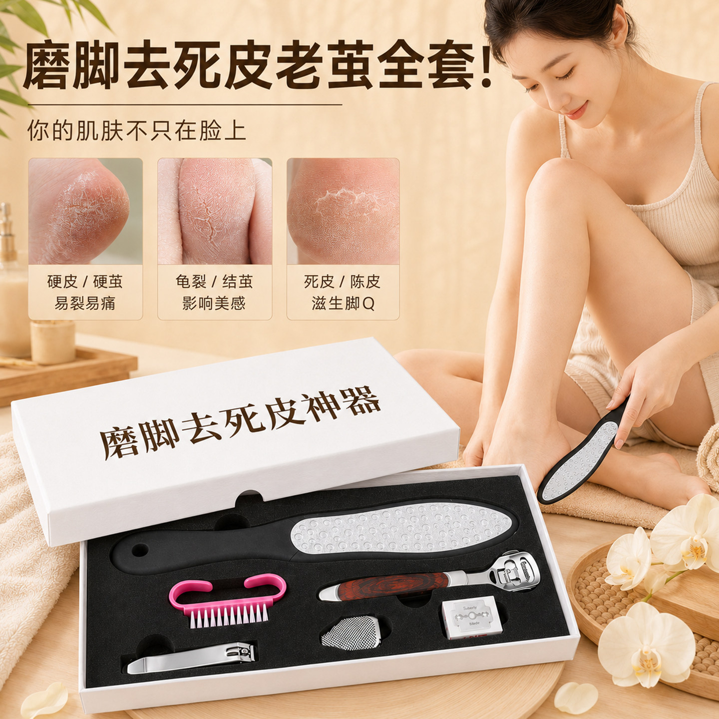 2026新款专业磨脚器去死皮老茧