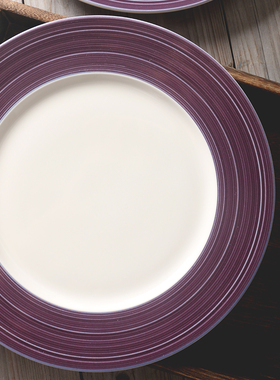 manhattan 27cm【11寸】紫色西餐盘 【某牌 孤品】高端盘子牛排盘