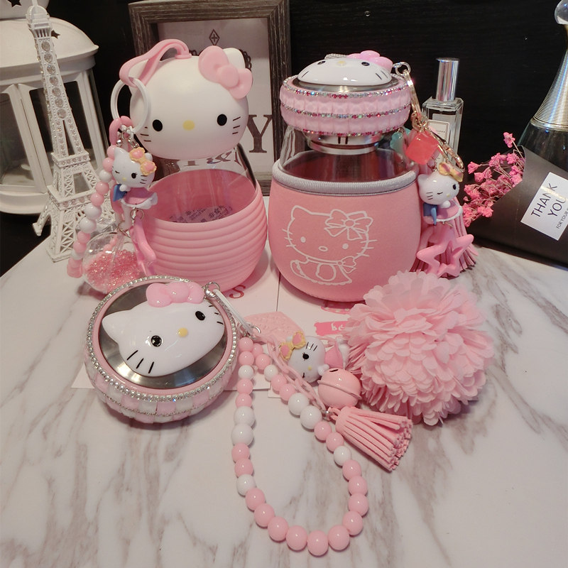 the republic of korea lovely Jingle KT glass penguin Portable Cartoon girl student children Pink Water cup household teacupin the Tableware , Cup/Cups/Kettle , Glass  category - from Buy2taobao.com to provide professional Taobao agent buy service