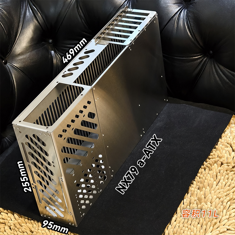 KL科隆不锈钢机箱X系 下压matx/atx板多模态  极限mini超小便携