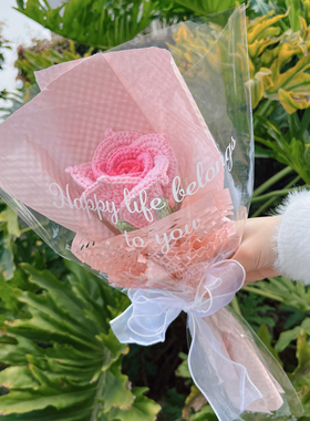 女神节手工玫瑰小花束成品礼物