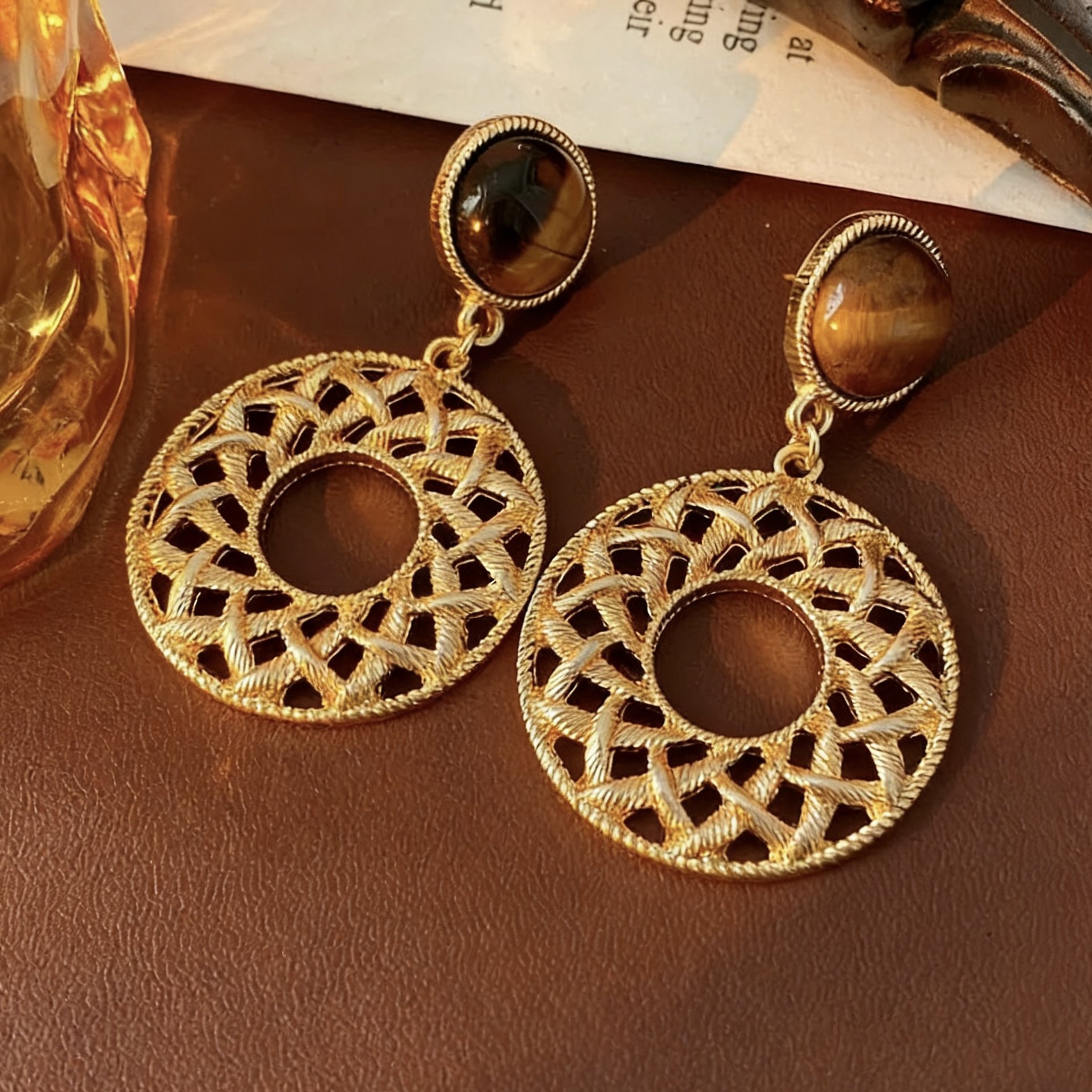 复古港风设计耳环女设计感高级轻奢气质百搭耳钉耳饰耳坠不退不换,饰品/流行首饰/时尚饰品新,耳钉,淘宝优惠券,粉丝福利购,淘宝优惠卷