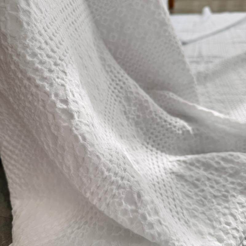 全棉蜂巢超柔床单色织格子床单