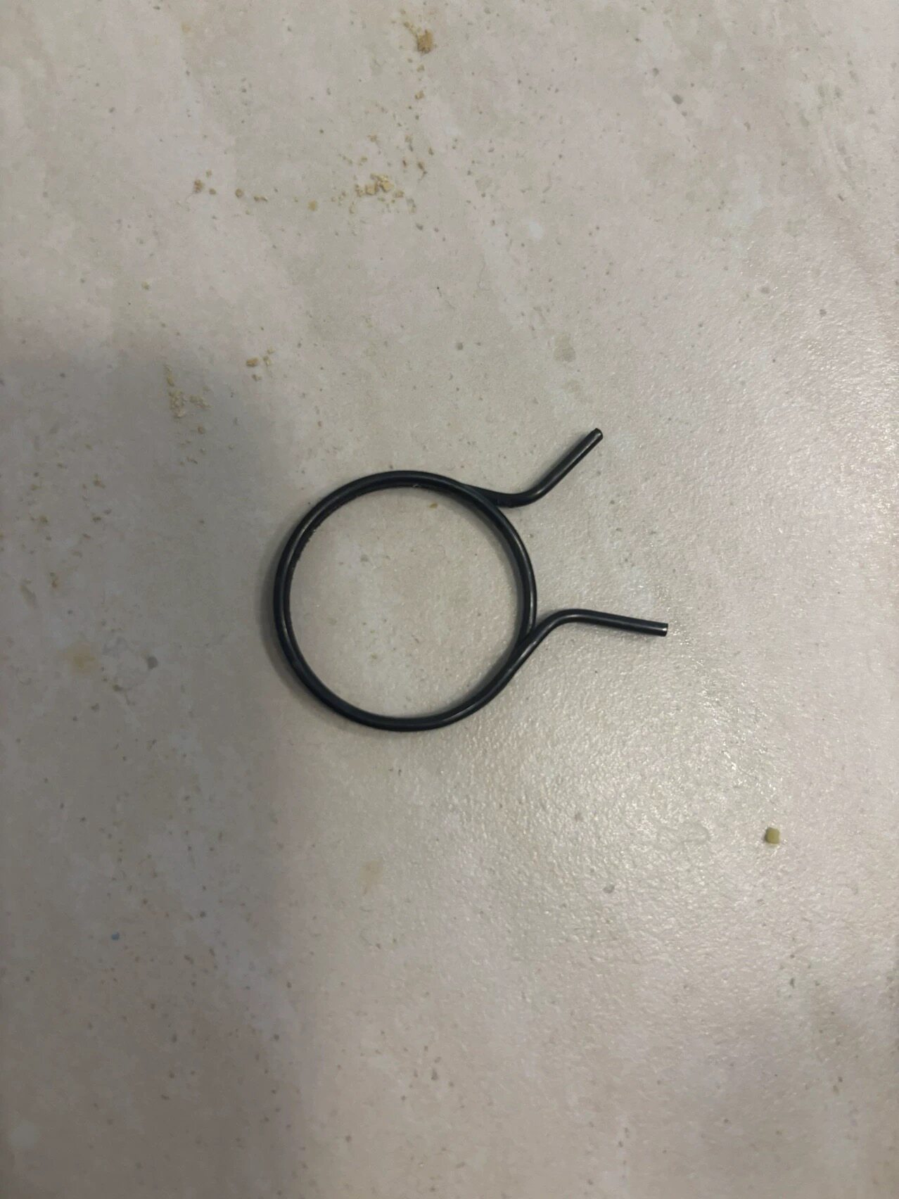 必达门锁把手卡簧防盗门复位扭簧绣钢大门锁具配件防盗锁弹簧
