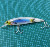 26g 12cm D1 Blue Fish Pattern Minnow Fake Bait