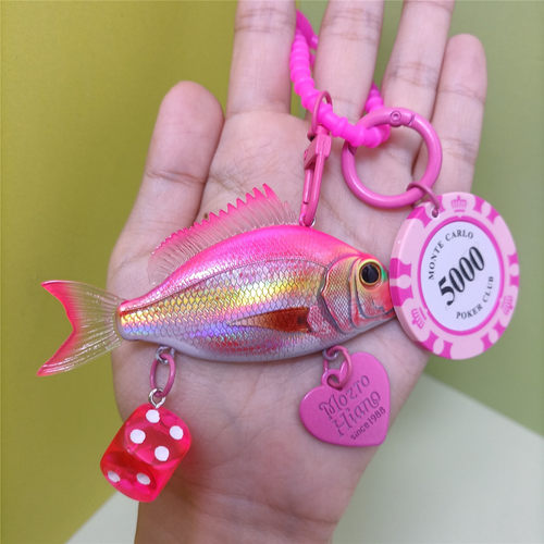 3D仿真鲷鱼vib路亚假饵挂件装饰