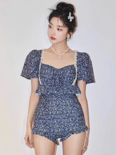 思雨泳衣女连体遮肚显瘦