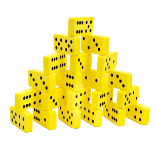 台湾原产游思乐USL益智玩具幼儿园点数计数多米诺玩具EVA骨牌接龙