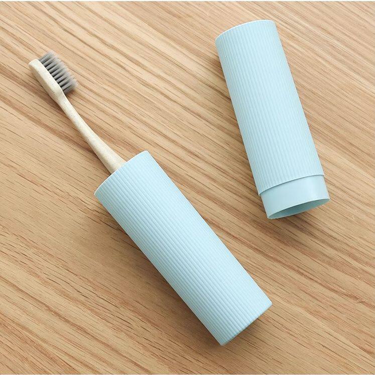 便携式牙具盒 牙桶盒 塑料简约带盖牙刷筒 洗漱盒 彩色牙具盒