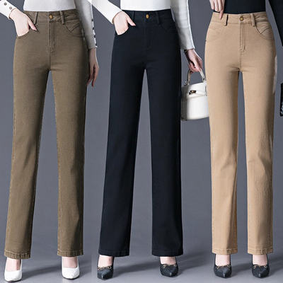 高级感牛仔裤女秋冬2025新款加绒