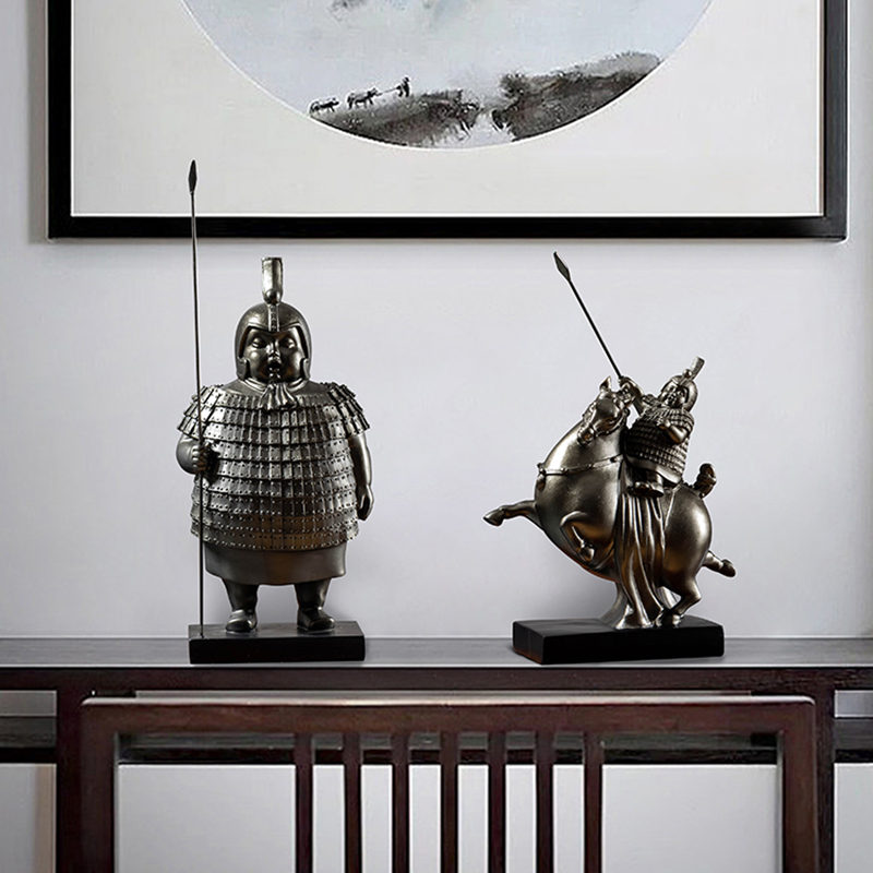 Saree/莎芮新中式士兵马俑摆件
